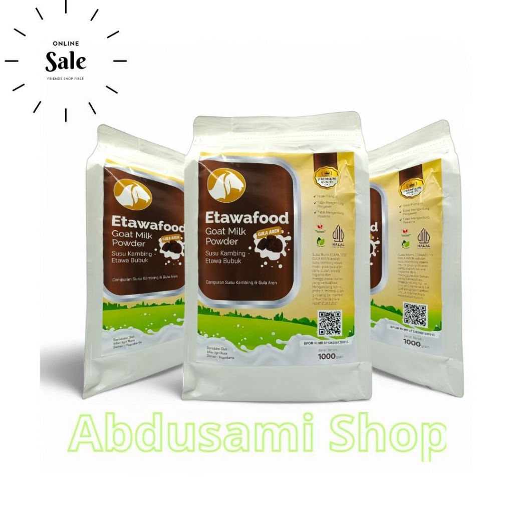 

Susu Kambing Etawafood Asli Gula Aren Goat Milk 1 kg BPOM