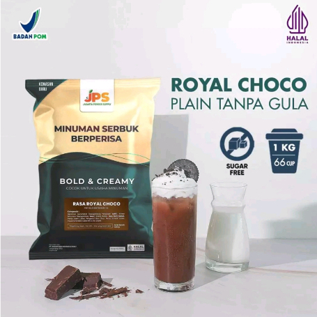 

Powder Drink JPS Bubuk Minuman Rasa ROYAL CHOCO PLAIN 1Kg