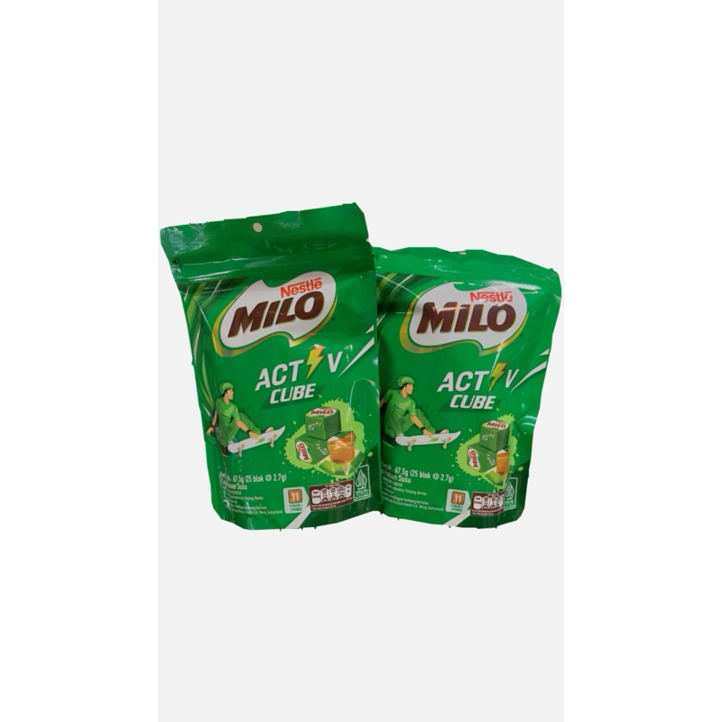 

Nestle Milo Active Cube (@2,7gr) 25Blok Pouch