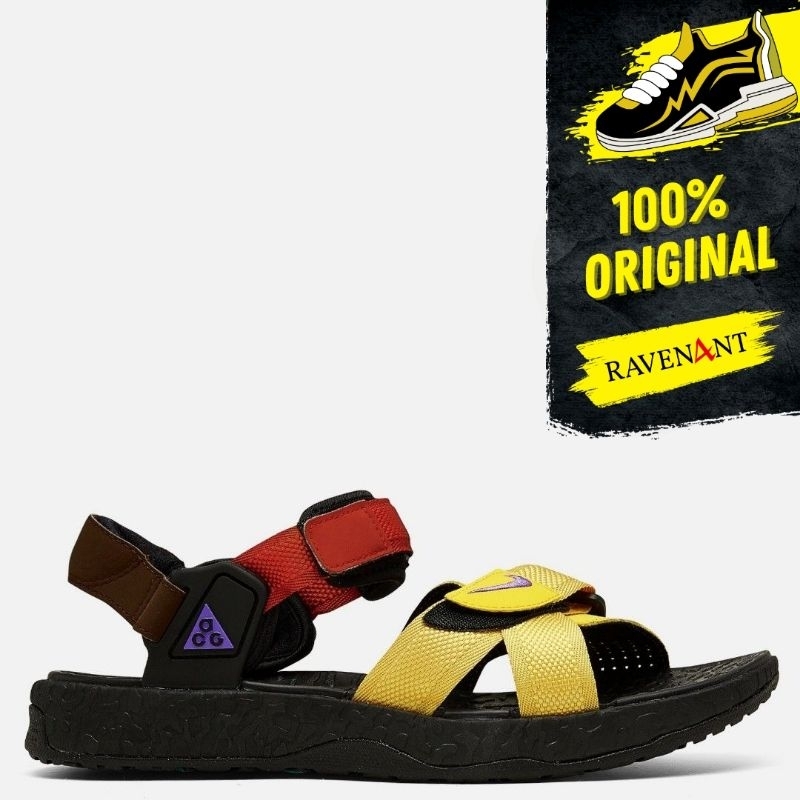 NIKE ACG Air Deschutz+ Solar Flare ORIGINAL - Sandal Gunung Outdoor Pria/Wanita
