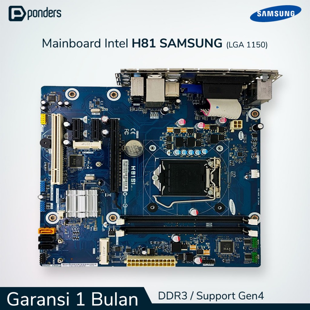 Mainboard Intel Samsung H81 LGA 1150 DDR3 Support Gen4