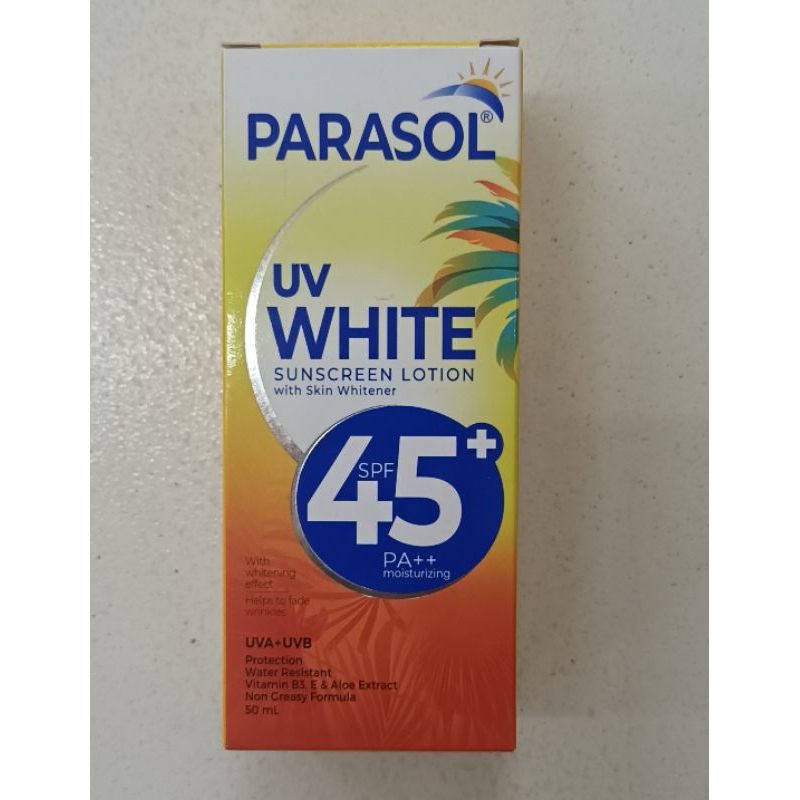 parasol spf 45  untuk menipiskan flek hitam