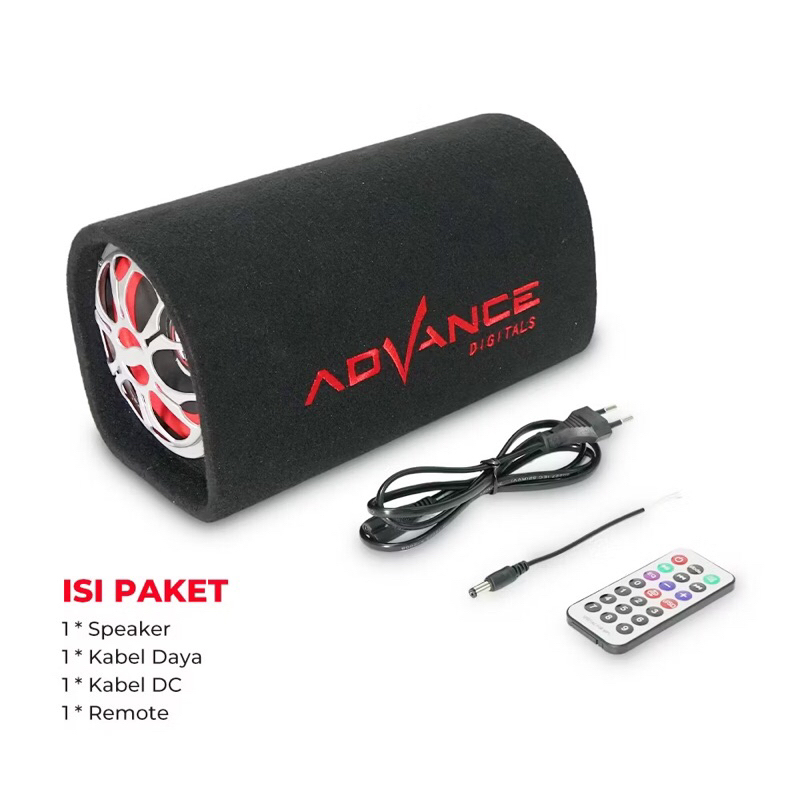 Speaker Bluetooth ADVANCE Subwoofer Karaoke Super Bass Salon Aktif Wireless T101BT