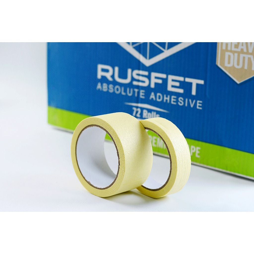 RUSFET MASKING TAPE 24 mm , LAKBAN KERTAS