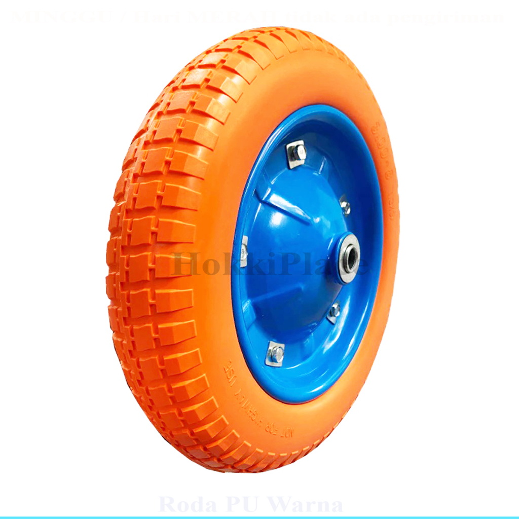 Roda gerobak ban mati pu warna Ban Gerobak Dorong Roda Sorong Mati Pasir
