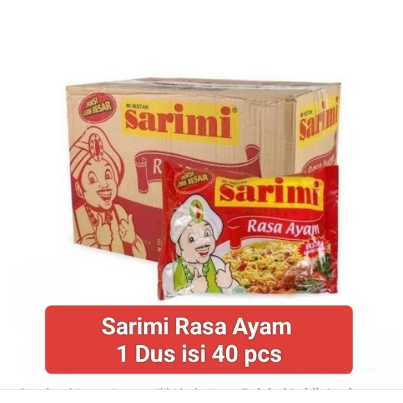 

Sarimi rasa Ayam | mie Instan Rebus 1 Dus isi 40 pcs