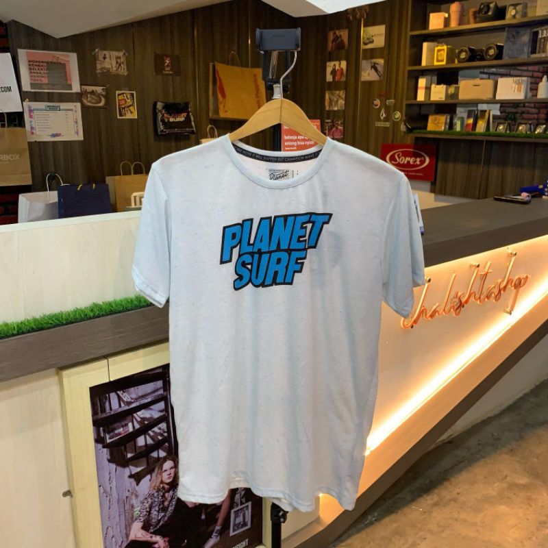 Kaos PLANET SURF ORIGINAL 100% Tshirt Pria Planet Surf Men