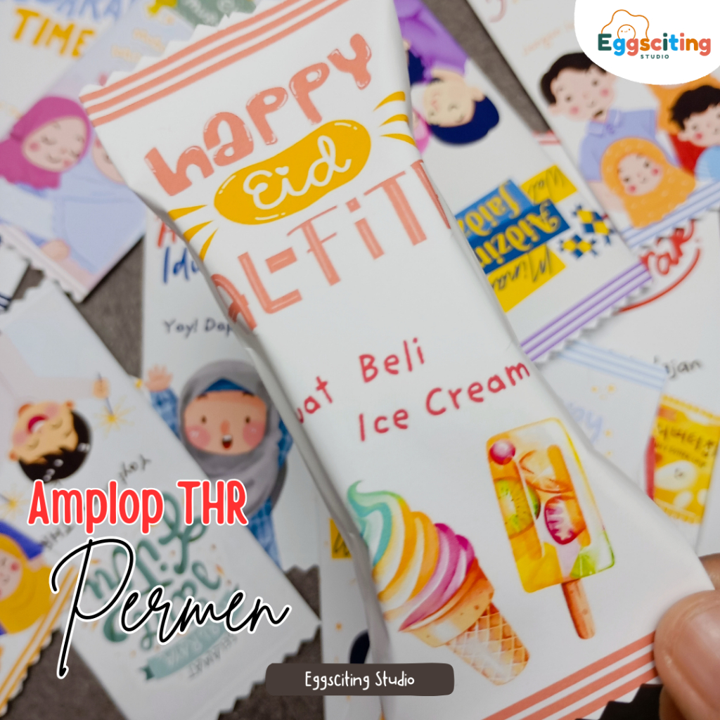 

10 PCS Amplop THR Permen Lebaran Lucu dan Unik / Ampau Idul Fitri