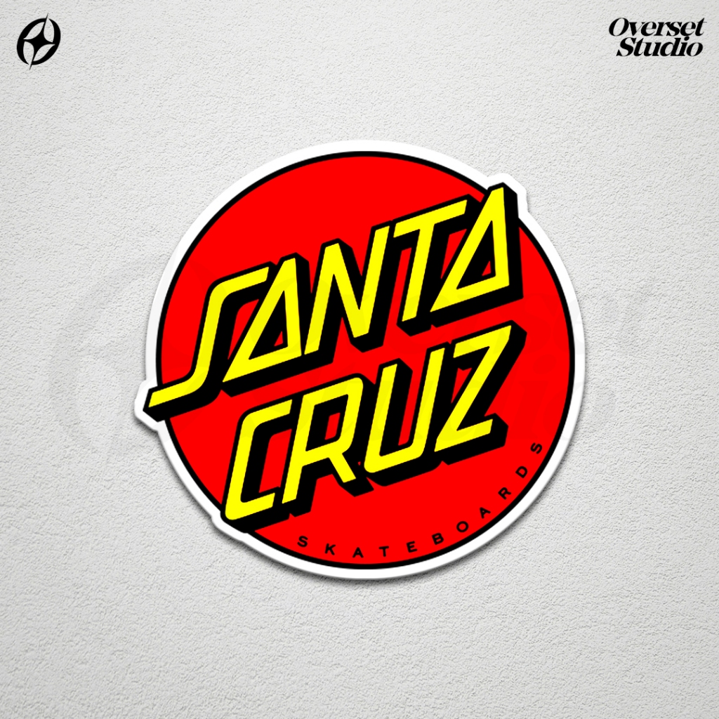 

(GRATIS ONGKIR & COD) Stiker Sticker Santa Cruz / Stiker Logo Santa Cruz Hypebeast / Sticker Vinyl Glossy / Sticker Aesthetic / Sticker Band / Stiker Brand Lokal / Stiker Satuan / Sticker Custom / Sticker Helm / Stiker Tumbler / Stiker Anti Air