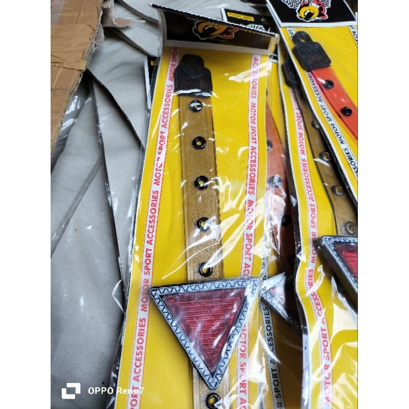 sport line mata kucing segitiga variasi untuk mobil motor vintage vespa