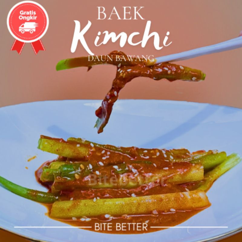 

FRESH KOREA KIMCHI DAUN BAWANG By BiteBetter 500 gram