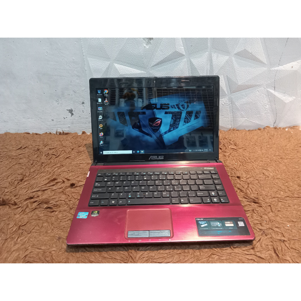 Laptop Asus A43S RAM 4GB HDD 500GB INTEL CORE I3 NVIDIA GEFORCE GT 520M NO MINUS DAN MULUS