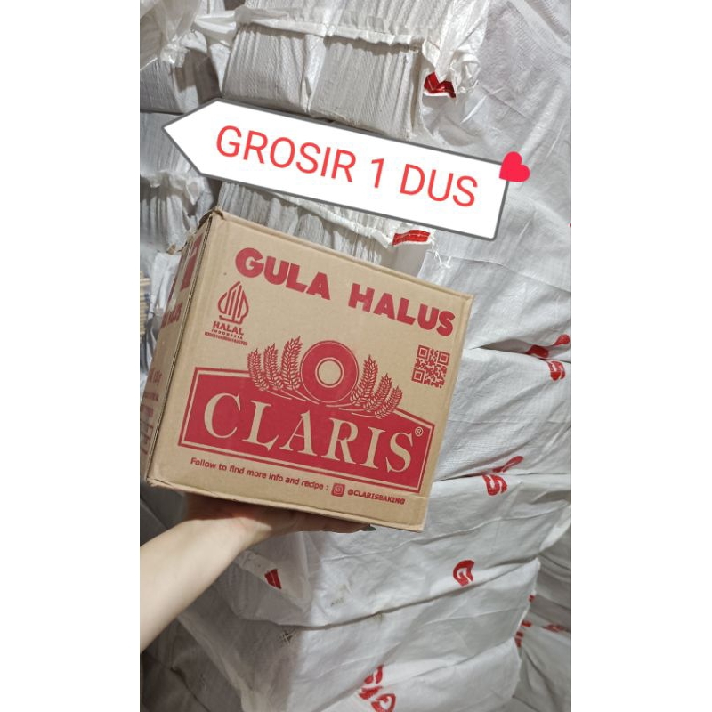 

GROSIR 1 DUS GULA CLARIS MERAH ISI 16 PAC