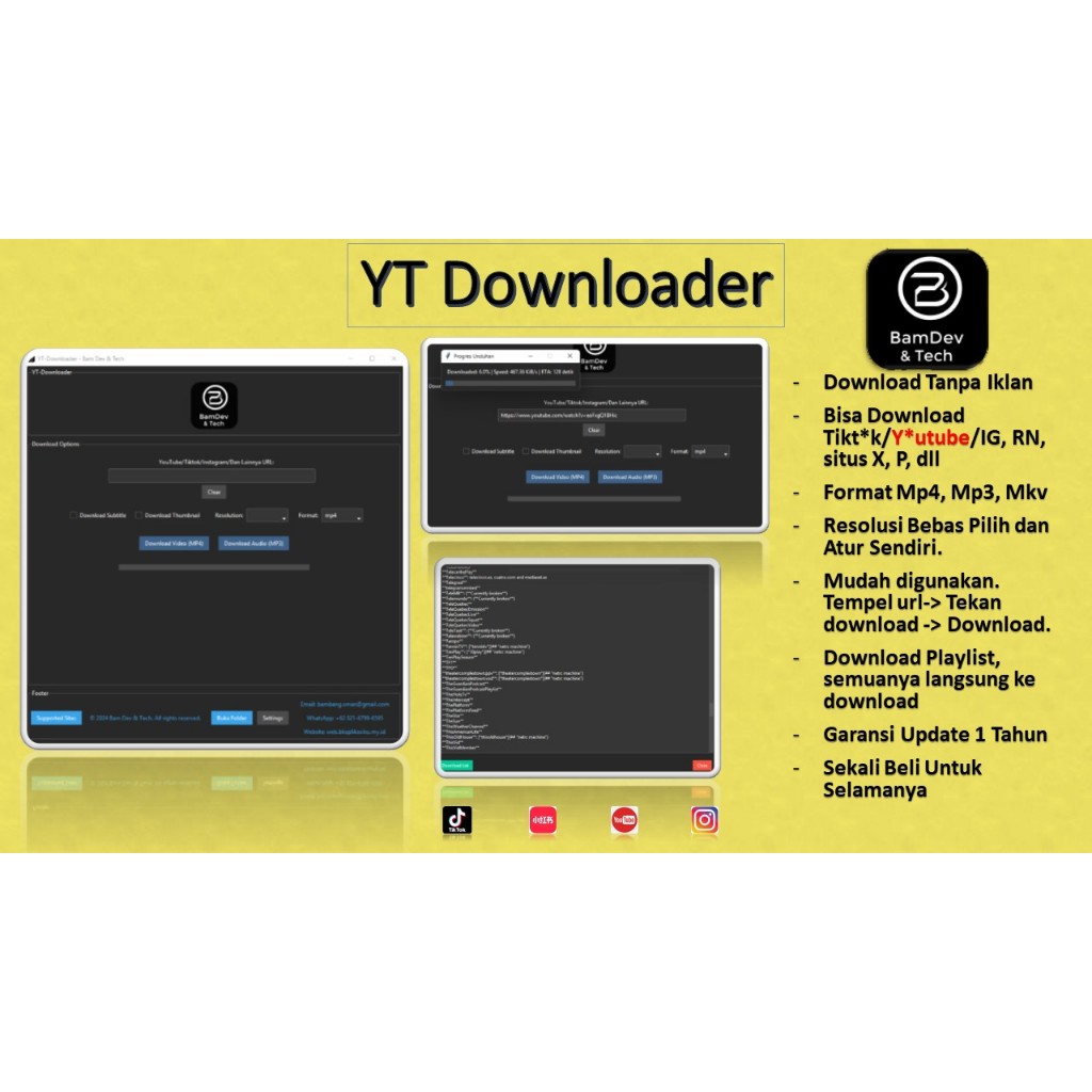 YT Downloader untuk Video dan Audio