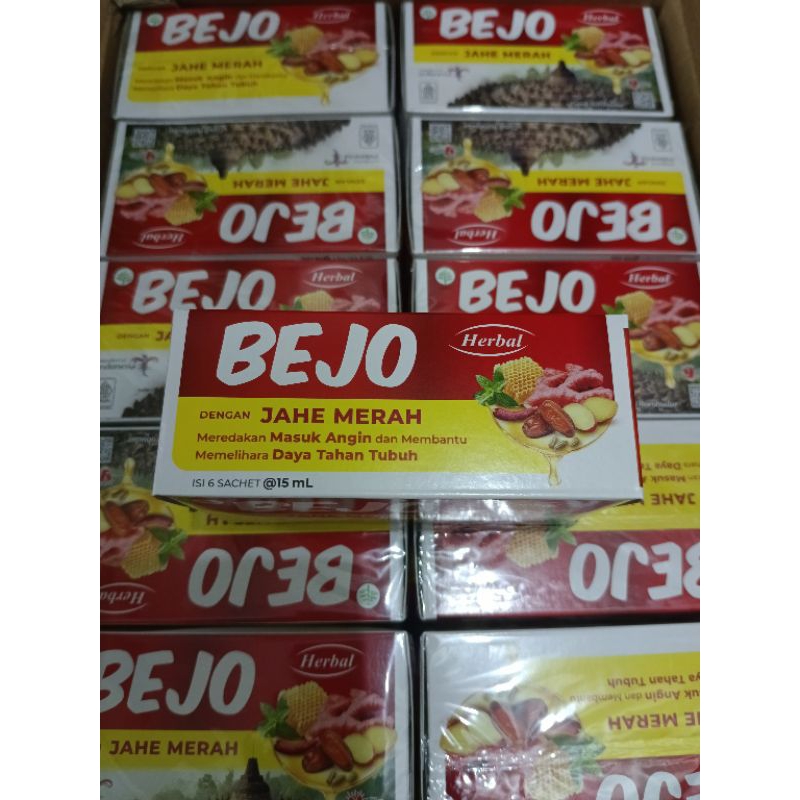 

Bejo jahe merah 1 box isi 6 sachet