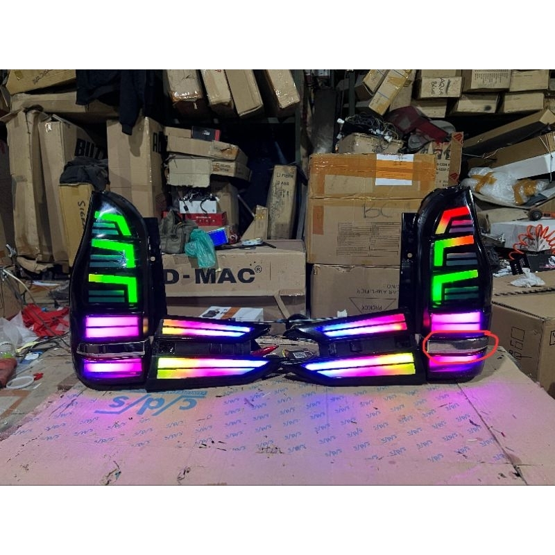 Stoplamp Grand Avanza Xenia 2019-2021 smoke Custom RGB MATRIX padlepop