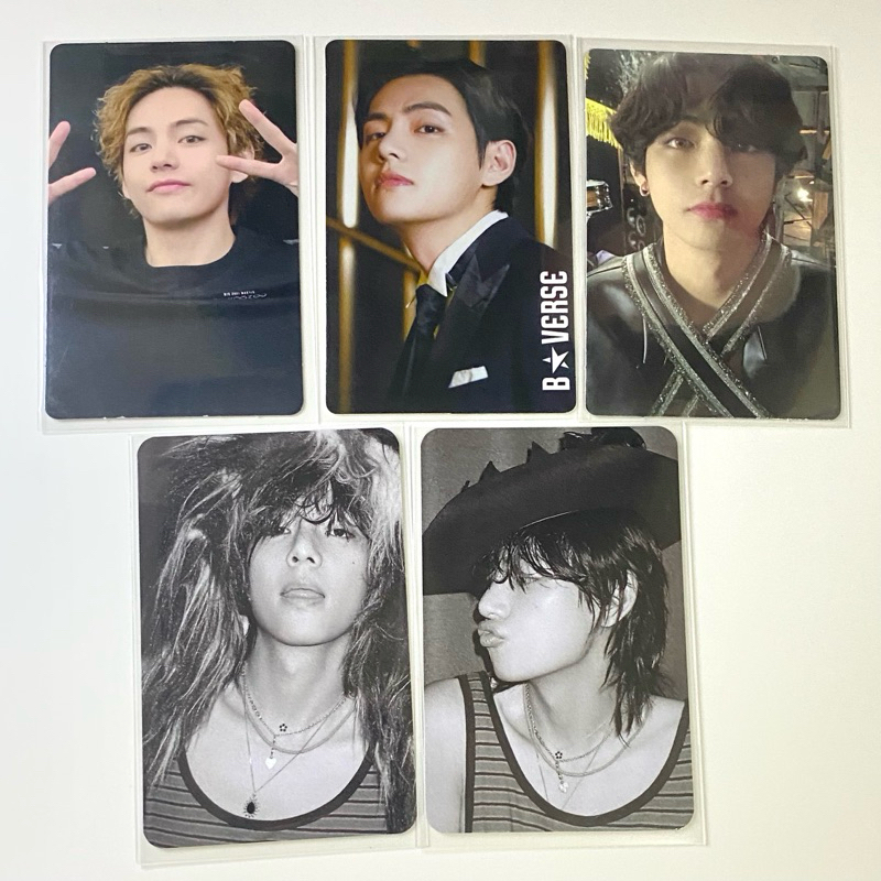 [PART 2] Photocard PC BTS Taehyung V BVERSE MOTS Clue Sowoozoo Vinyl Layover Album