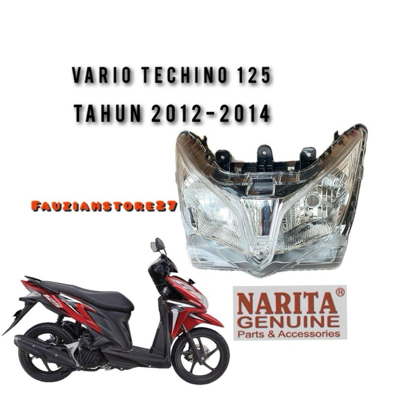 Bohlam Lampu Depan Motor Honda Vario Techno 125 Old Tahun 2012-2013-2014 - Motorcycle