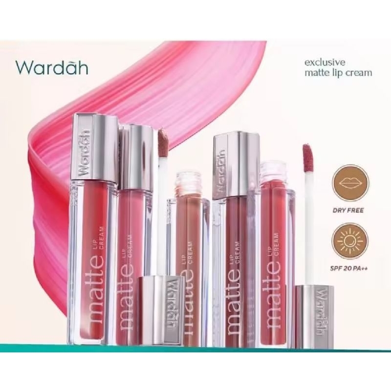Lipstik Wardah Exclusive Matte Lipp Cream  100% Original