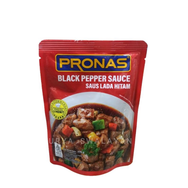 

Pronas Saus Lada Hitam 175 gr - Pronas Black Pepper Sauce 175 gr