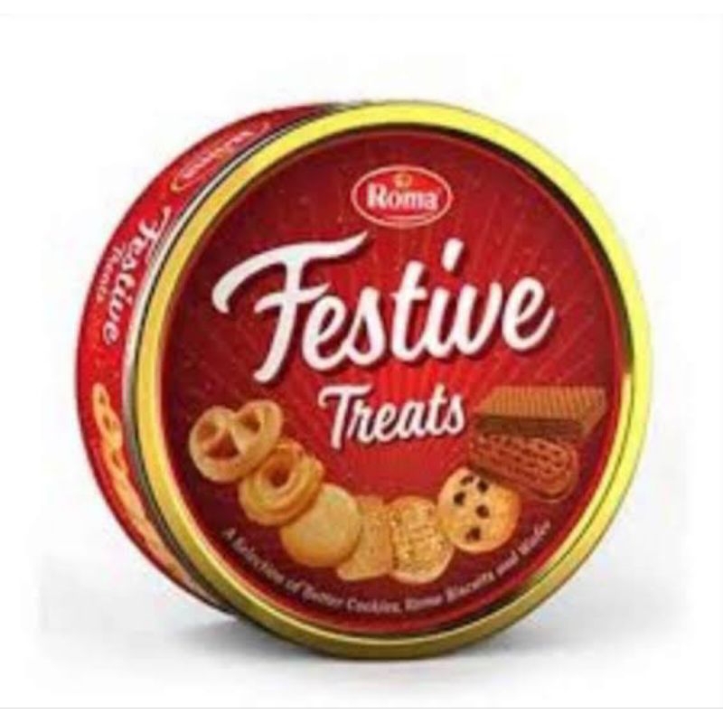 

Biscuit Roma Festive Treats 240gr Kaleng