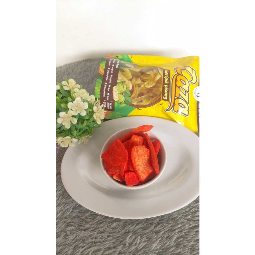 

CAZA keripik pisang kepok rasa jagung bakar khas lampung 100-200 gr