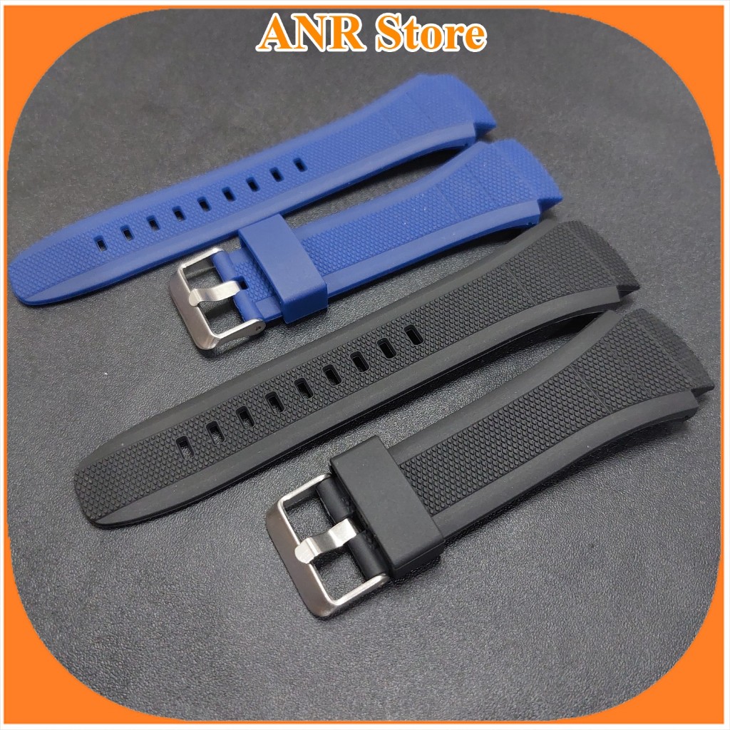 Tali Jam Tangan Q&Q QNQ QQ M145 M-145 M 145 Hitam Navy