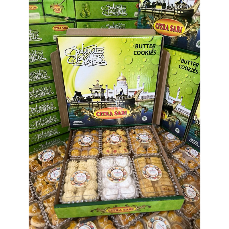 

Hampers kue Lebaran isi 6 toples