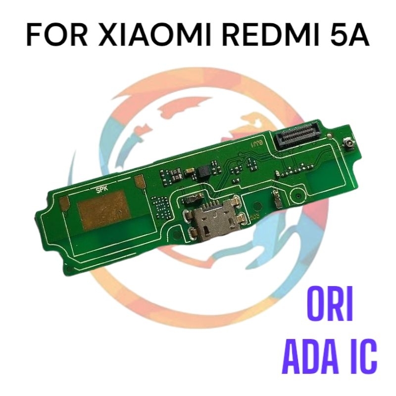 PAPAN KONEKTOR CHARGER PCB BOARD KONEKTOR CAS XIAOMI REDMI 5A ORIGINAL FULL IC CONNECTOR CHARGER
