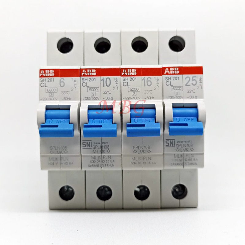 MCB ABB SH pln 2a 4a 6a
