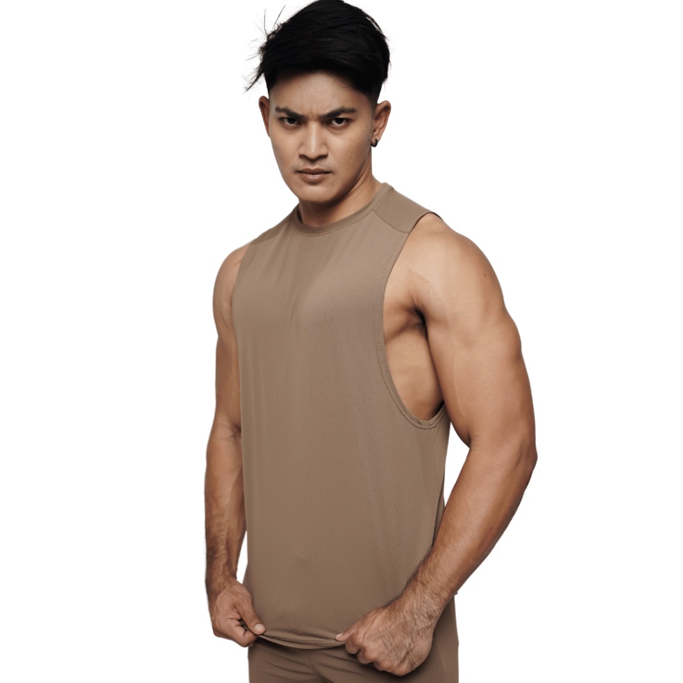 KODE G68G WHITTAKER Luxe Deep Cut 218  Deep Cut  Tank Top  Kaos Singlet