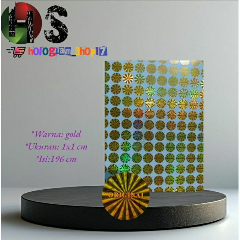 

stiker hologram original