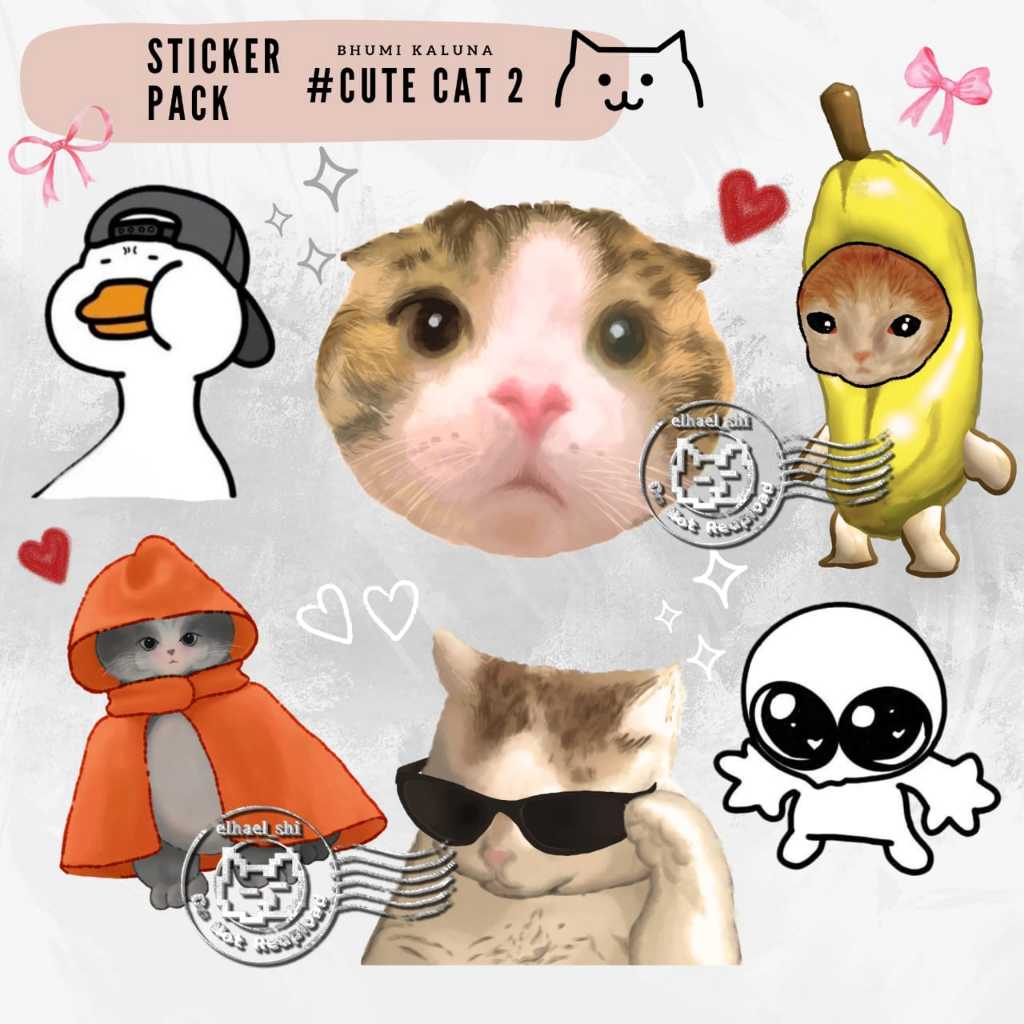 

Kaluna Stiker Pack - cat edition
