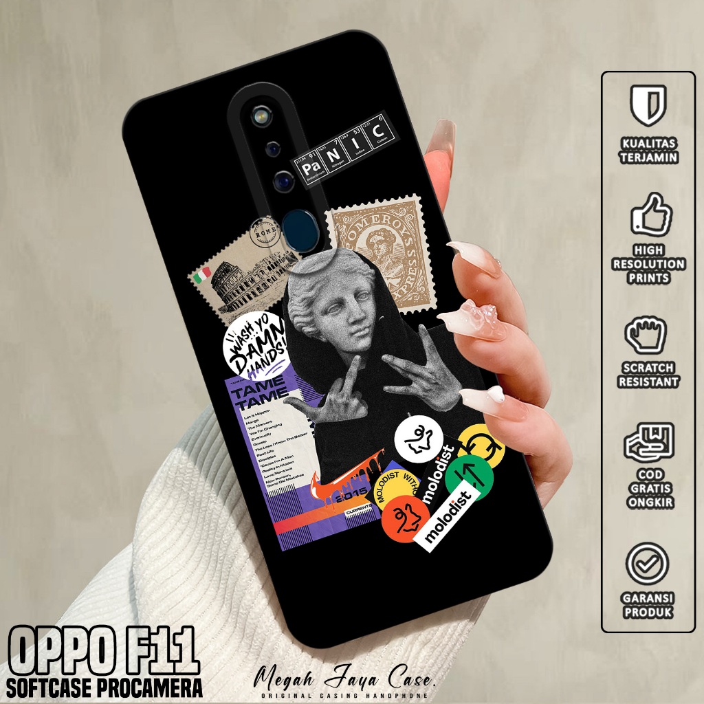 Softcase Hp OPPO F11 - Casing Hp OPPO F11 Motif Estetik - Silikon Hp - Case OPPO F11 - Kesing Hp OPP
