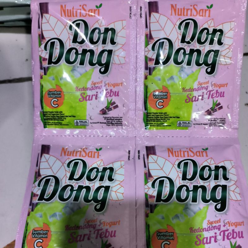 

NUTRISARI DONDONG 1pack isi 4renceng 1renceng isi 10pcs
