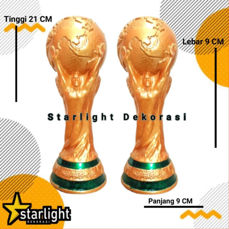 Piala Dunia / Pildun / Trophy Tinggi 21Cm