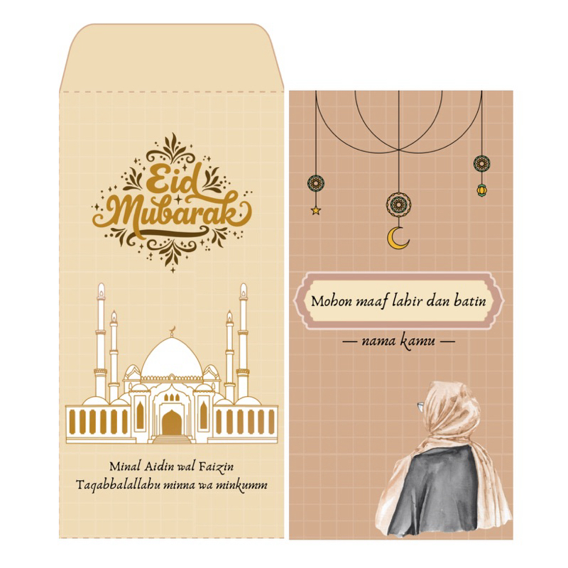 

Amplop Lebaran Custom Nama Aesthetic By Florie.case