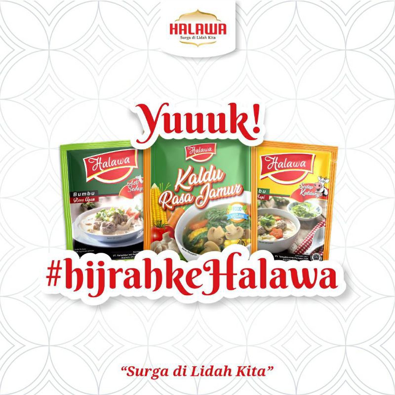 

HALAWA BUMBU MASAK Organik plus Probiotik - Halawa Kaldu Penyedap Rasa Non MSG