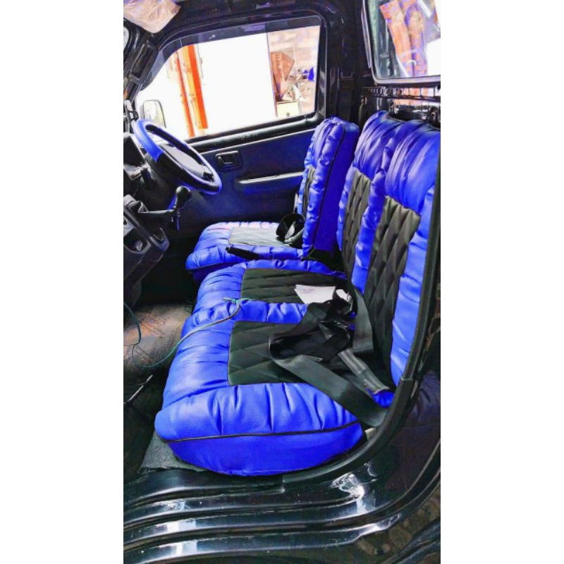 Sarung jok / Cover jok untuk mobil pick up ( New Carry / Carry Tayo ) model sofa motif