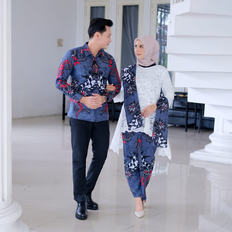 Batik Couple.Kemeja Batik. Rok Batik Selendang.Rok batik span. Batik tunangan. Batik Kondangan. Bati