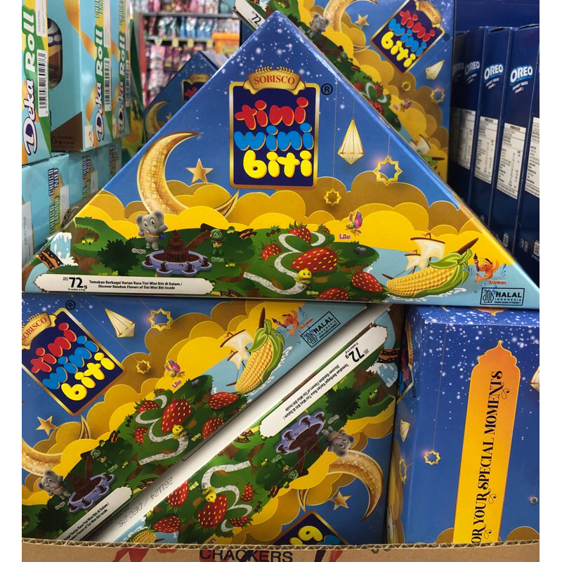 

TINI WINI BITI BISKUIT SEGITIGA PARCEL HAMPERS LEBARAN 72g