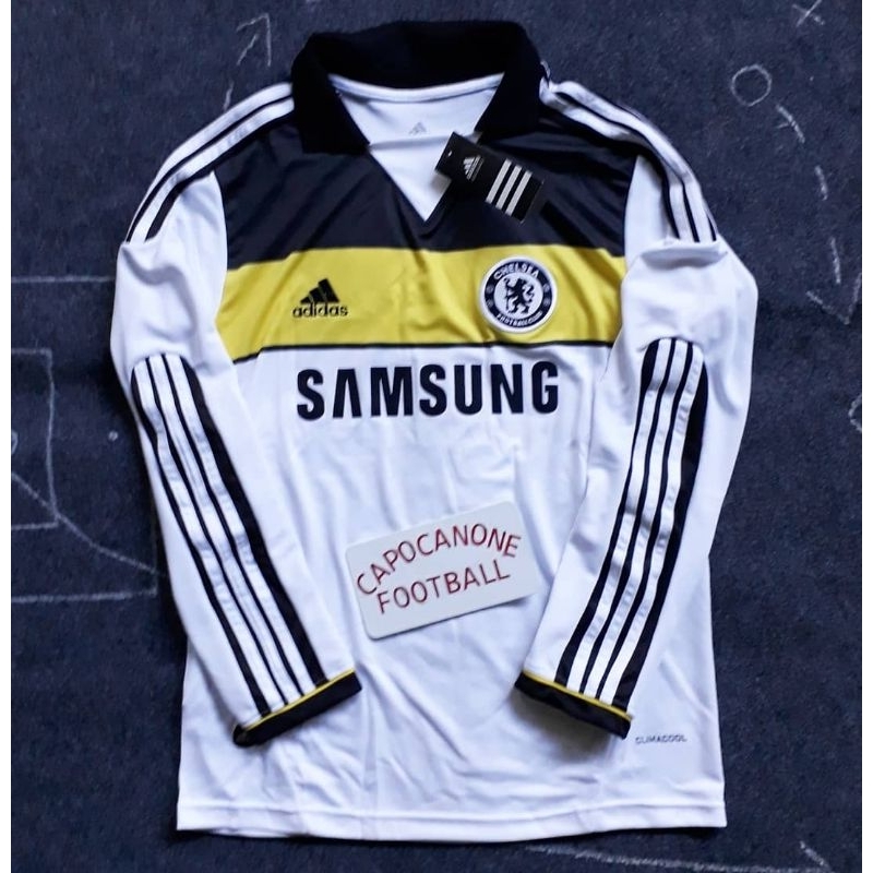 JERSEY CHELSEa RETRO 2011 2012 2010 10 barkill 11 12 2010 10 away ls longsleeve panjang casual bloke
