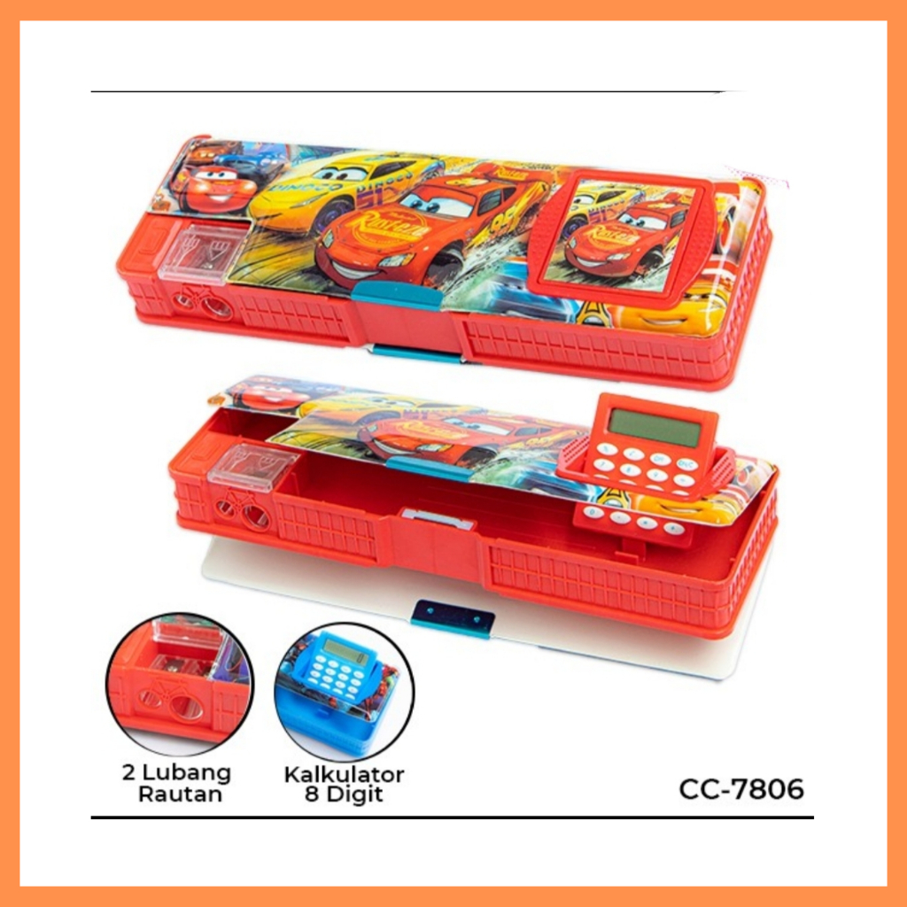 

Kotak pensil magnet + calculator PC-SQ7806