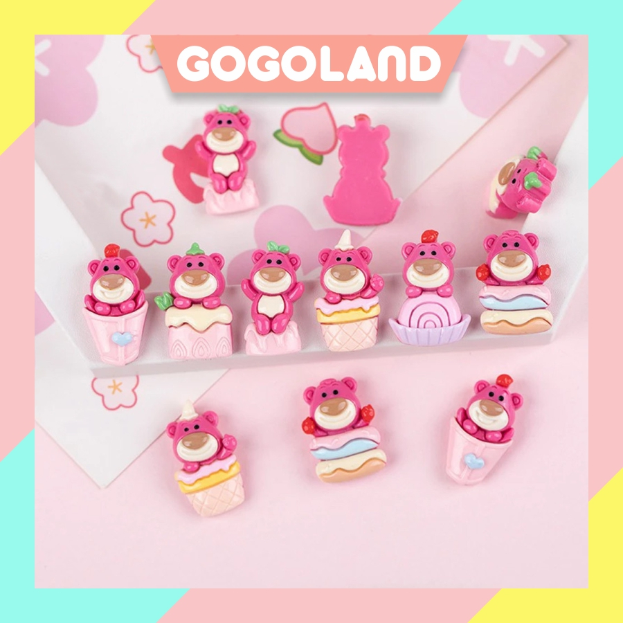

GOGOLAND Stiker 3D Pink Aesthetic PIN Motif Lotso R1193