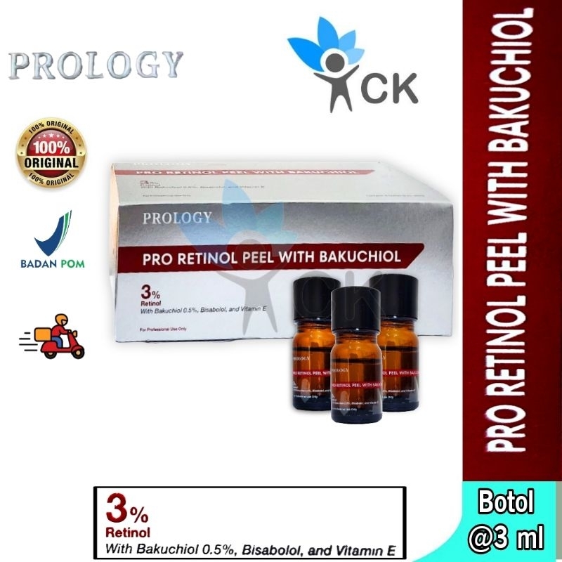 PROLOGY RETINOL PEEL WITH BAKUCHIOL - peeling wajah untuk mencerahkan wajah