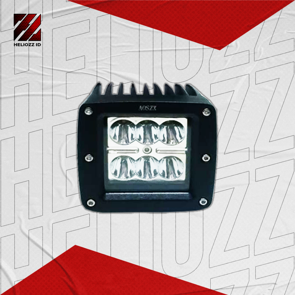 Lampu Sorot Work Light 6 LED 18 Watt AOSZX