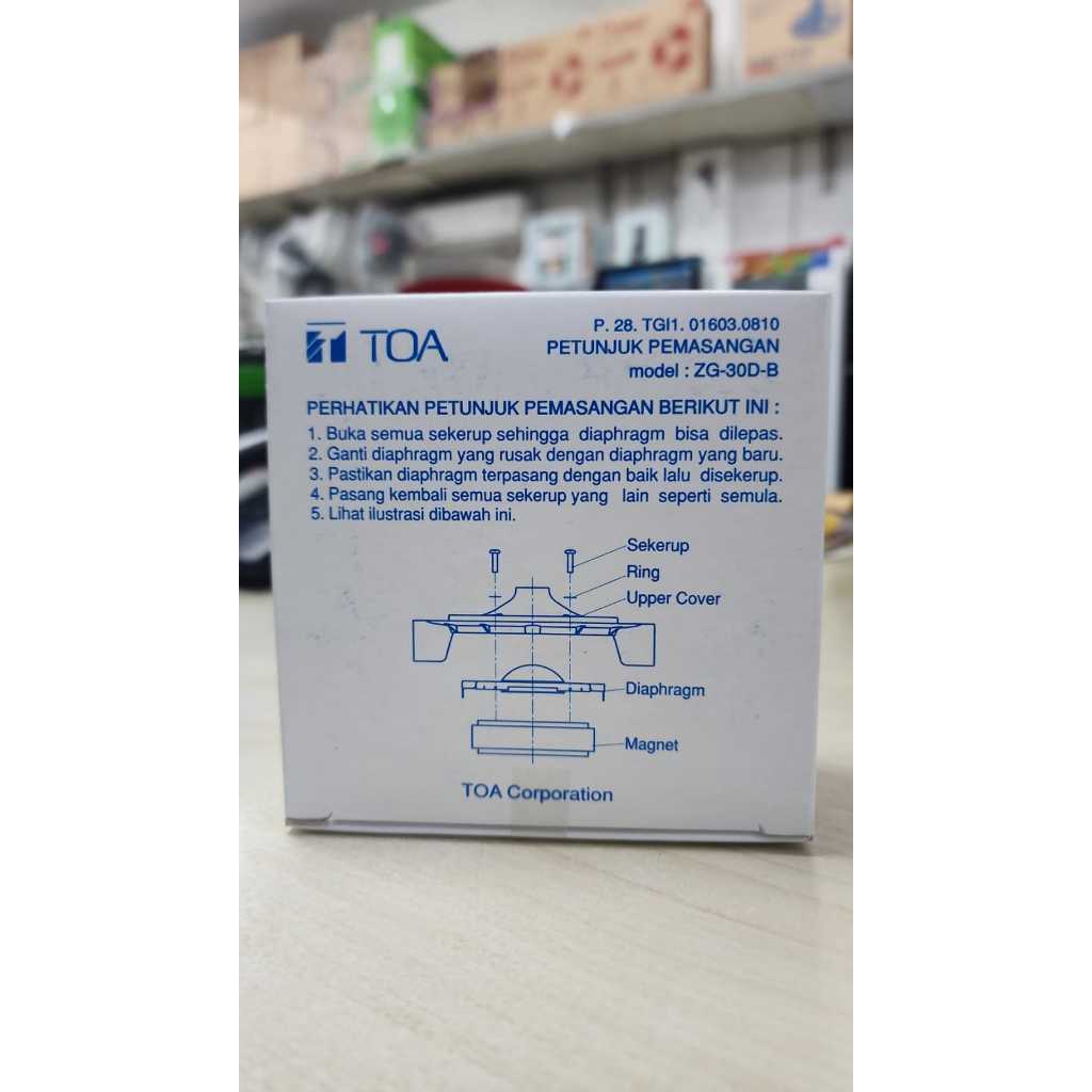 SPOOL CORONG TOA / ZG-30D-B / 50W / SPOOL CORONG TOA + PANGKON