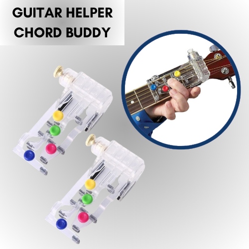 Alat Bantu Belajar Gitar Pemula Chord Buddy Guitar Helper Meringankan Nyeri Tangan