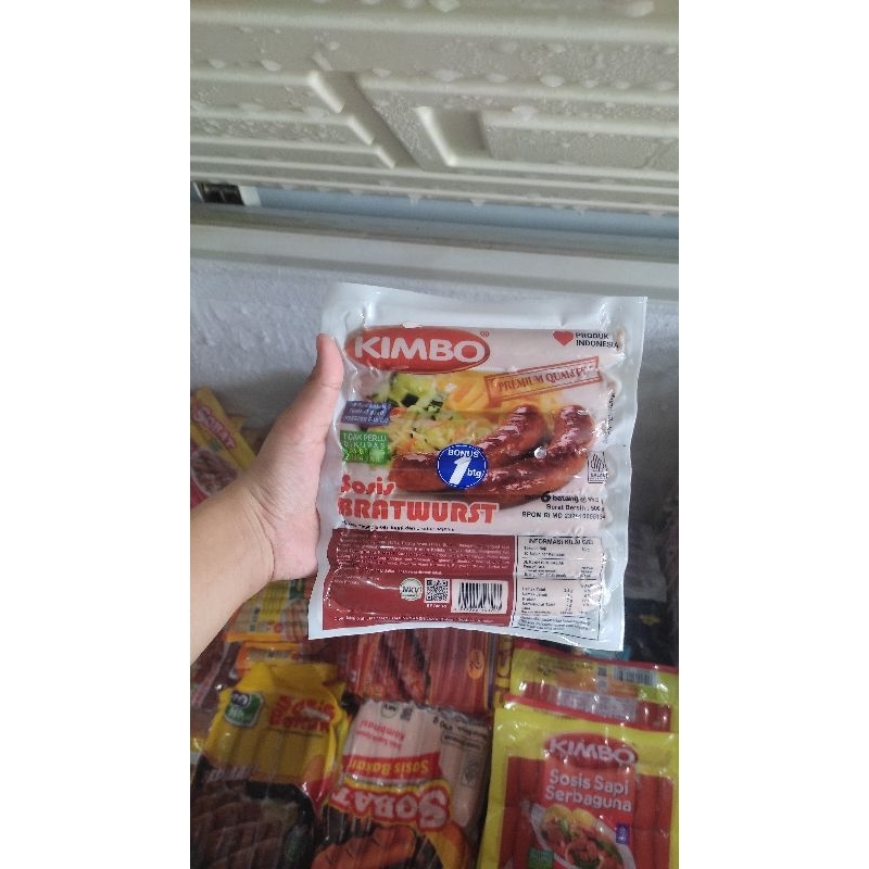 

kimbo sosis bratwurst 6+1