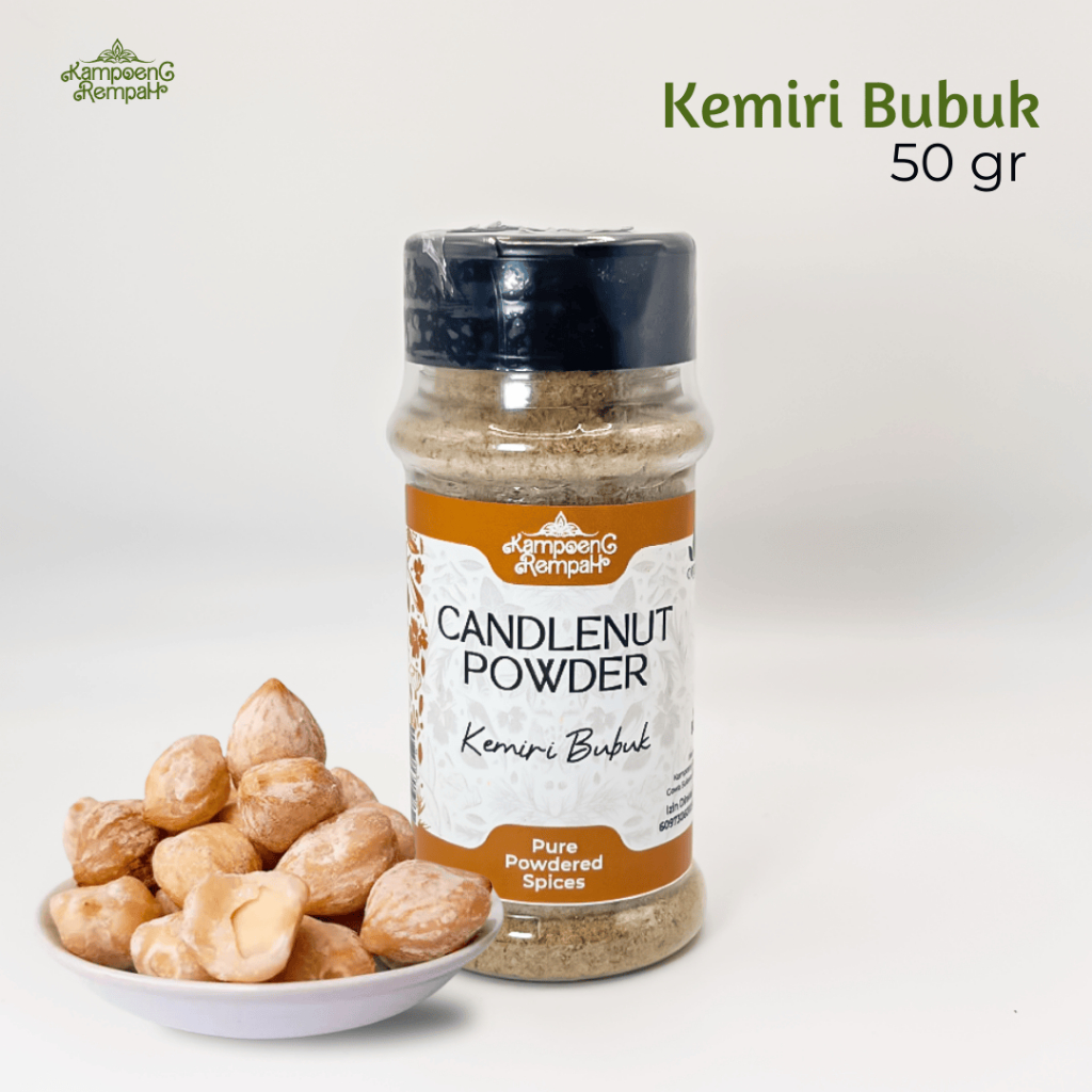 

Kampoeng Rempah - Kemiri Bubuk | Candlenut powder kemasan botol 50 gr